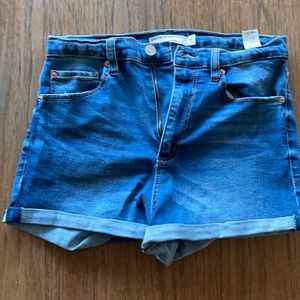 Garage stretchy jean shorts